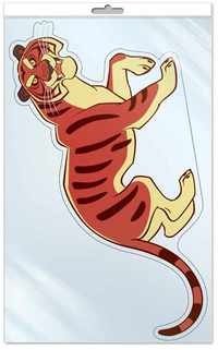 *ФМ2-12624 МИНИ-ПЛАКАТ ВЫРУБНОЙ В ПАКЕТЕ: Тигр Шерхан из мультфильма (с европодвесом) фото книги