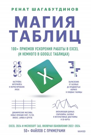 Магия таблиц. 100+ приемов ускорения работы в Excel (и немного в Google Таблицах) фото книги
