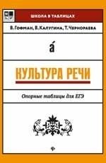 Культура речи. Опорные таблицы для ЕГЭ фото книги