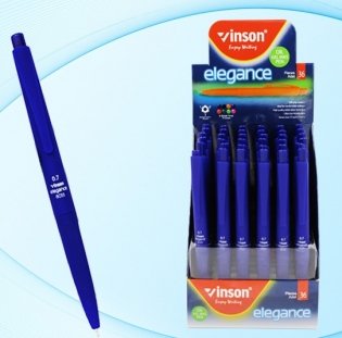 Ручка шариковая "Vinson Elegance", синие чернила, 0,7 мм фото книги