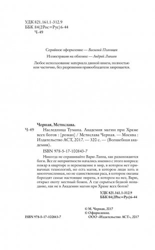 Наследница Тумана. Академия магии при Храме всех богов фото книги 5