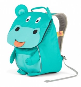 Рюкзак детский Affenzahn "Nora Hippo. Бегемот", бирюзовый фото книги