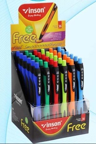 Ручка шариковая "Vinson Free", синие чернила фото книги 2