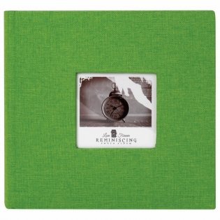 Фотоальбом "Brauberg", на 200 фото 10х15 см, ткань, цвет зеленый фото книги 2