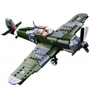Конструктор пластиковый "Военный самолет", 290 деталей фото книги 2