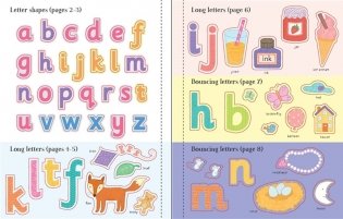 Get Ready for School First Letters Sticker Book фото книги 3