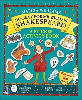 Hooray for Mr William Shakespeare!: A Sticker Activity Book фото книги