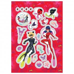 ND Play / Занимательный блокнот с наклейками и заданиями Miraculous Леди Баг и Супер-Кот, Тайны Парижа фото книги 4