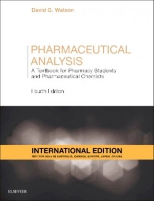 Pharmaceutical Analysis: A Textbook for Pharmacy Students and Pharmaceutical Chemists 4E IE фото книги