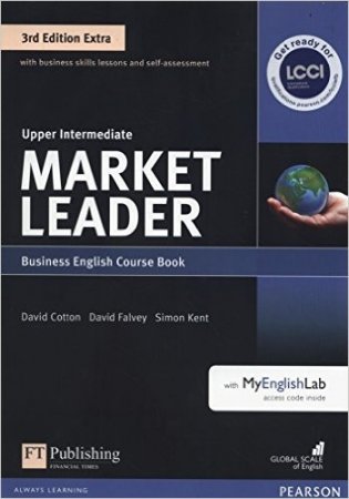 Market Leader. Upper Intermediate. Coursebook and MyEnglishLab Pin (+ DVD) фото книги