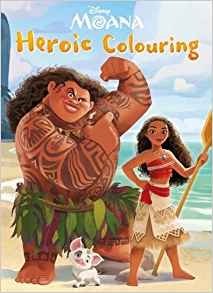 Disney Moana Heroic Colouring фото книги