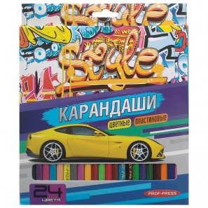 Карандаши цветные, 24 цвета фото книги