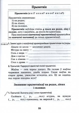 Беларуская мова. 4 клас. Практыкум фото книги 5