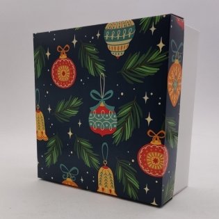 Коробка подарочная 16х16х8 см (дизайн 2) фото книги