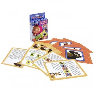 Умные игры (набор из 36 карточек) "Маша и Медведь" фото книги 2