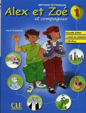 Alex et Zoe et compagnie 1. Livre de l'eleve (+ CD-ROM) фото книги