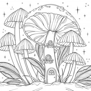 Everyday Magic: A Cozy Fantasy Coloring Book фото книги 7