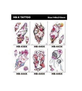 Набор татуировок - наклеек "Восточные мотивы 2 микс" (20 штук в наборе) фото книги