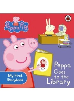 Peppa Pig: Peppa Goes to the Library: My First Storybook. Board book фото книги