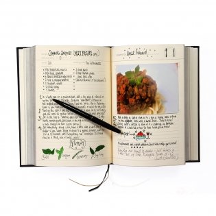 Семейная кулинарная книга "My Family", чёрная фото книги 9