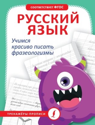 Русский язык. Учимся красиво писать фразеологизмы фото книги