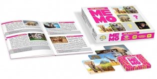 Игра настольная Мемо "Мир животных" (50 карточек) фото книги 2