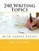 240 Writing Topics: with Sample Essays фото книги маленькое 2