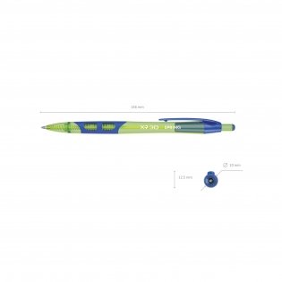 Ручка шариковая "XR-30 Spring", автоматическая, синяя, 0,7 мм фото книги 6