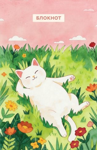 Блокнот с котом. Сегодня без подвигов (А5, мягкая обложка, 64 л.) фото книги