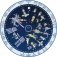Подвижная карта звёздного неба "Планисфера", светящаяся в темноте (+ хронология отечественной космонавтики) фото книги маленькое 3