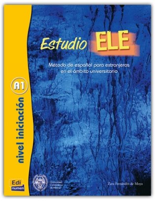 Estudio Ele A1 (Iniciacion) Libro Del Alumno (+ Audio CD) фото книги