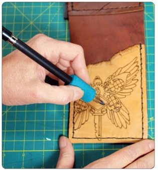 Art of leather burning фото книги 2