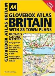 Glovebox Atlas Britain with 85 Town Plans. Spiral-bound фото книги