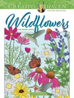 Creative Haven Wildflowers Coloring Book фото книги