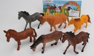 Набор животных "Лошадки" (6 предметов) фото книги