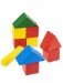 Деревянная игрушка "Конструктор. Цветные фигуры", 8х12 см, арт. AN02804 фото книги маленькое 2