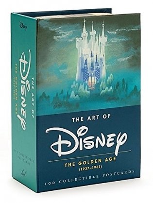 The Art of Disney. The Golden Age (1928-1961). 100 Collectible postcards фото книги