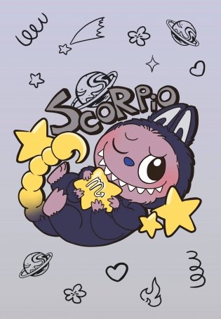 The Monsters. Астрологический блокнот Скорпион (Лабубу) фото книги