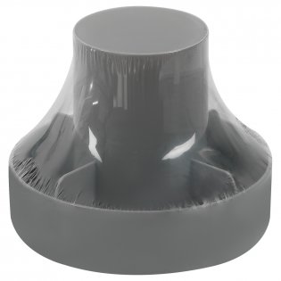 Настольная подставка СТАММ "Метеор", пластиковая, серая фото книги 3