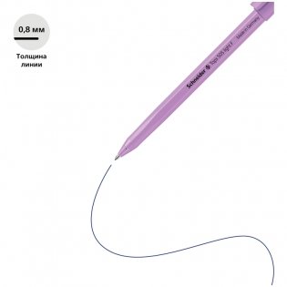 Ручка шариковая Schneider "Tops 505 F" синяя, 0,8мм, корпус пастель ассорти фото книги 5