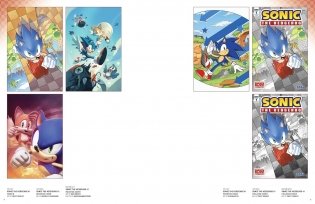 Sonic the Hedgehog: The IDW Comic Art Collection фото книги 3