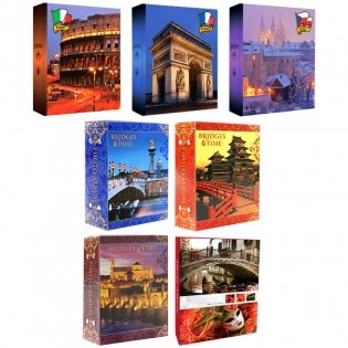 Фотоальбом "Города", 100 фото, 10x15 см (6 штук в комплекте) (количество товаров в комплекте: 6) фото книги