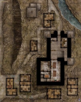 Настольная ролевая игра "Pathfinder. Игровое поле. Деревня" фото книги 3