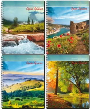 Тетрадь "Радужная природа", А5, 96 листов фото книги
