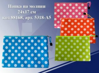 Папка на молнии, 24x17 см фото книги