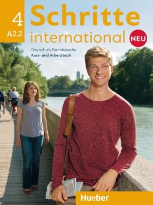 Schritte international Neu 4. A 2.2. Kursbuch+Arbeitsbuch+CD zum Arbeitsbuch фото книги