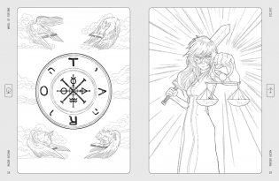 Manga Tarot: a Colouring Book фото книги 7