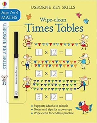 Wipe-Clean Times Tables 7-8 фото книги