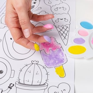 Набор для детского творчества «Рисуем пальчиками» Большой набор фото книги 8
