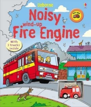 Usborne Wind-Up Fire Engine. Board book фото книги